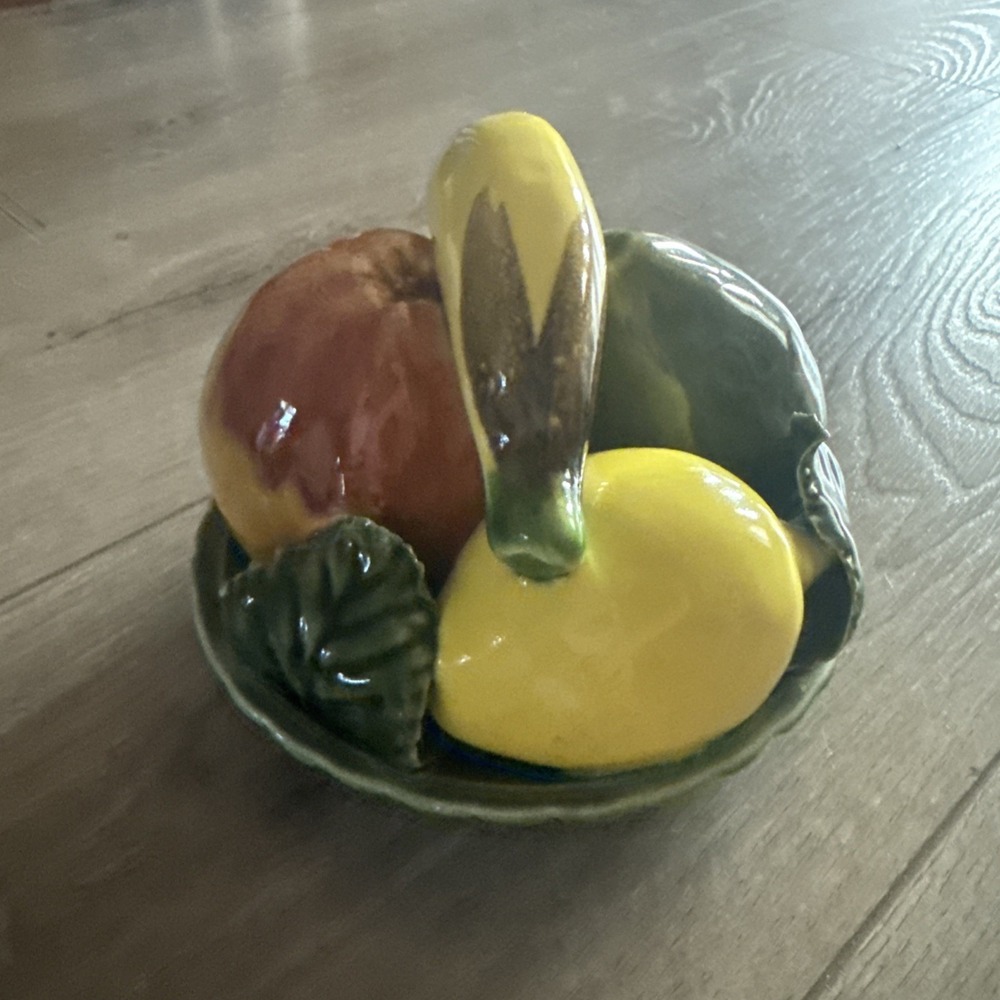 Jay Willfred‎ Andrea by Sadek Fruit Bowl Lemon, Pear, Apple, Banana And Leaves